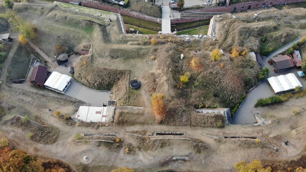 Spoglądamy z powietrza na Fort IV Twierdzy Toruń